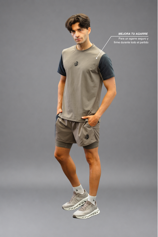 Remera Dryplay Advance Coffee