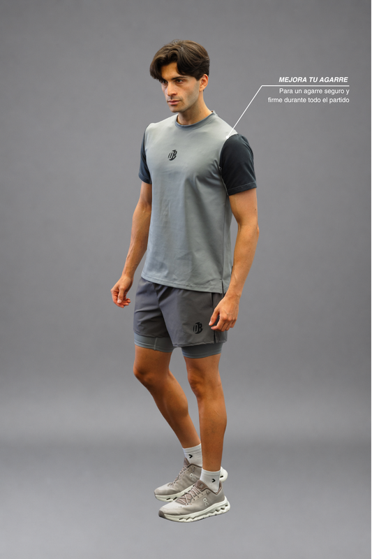 Remera Dryplay Advance Stone