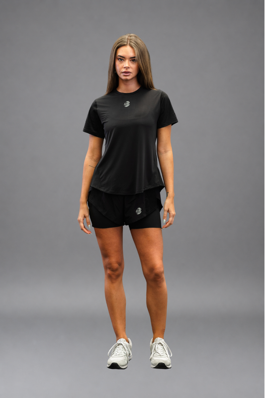 Remera Dryplay Clásica Mujer Negro