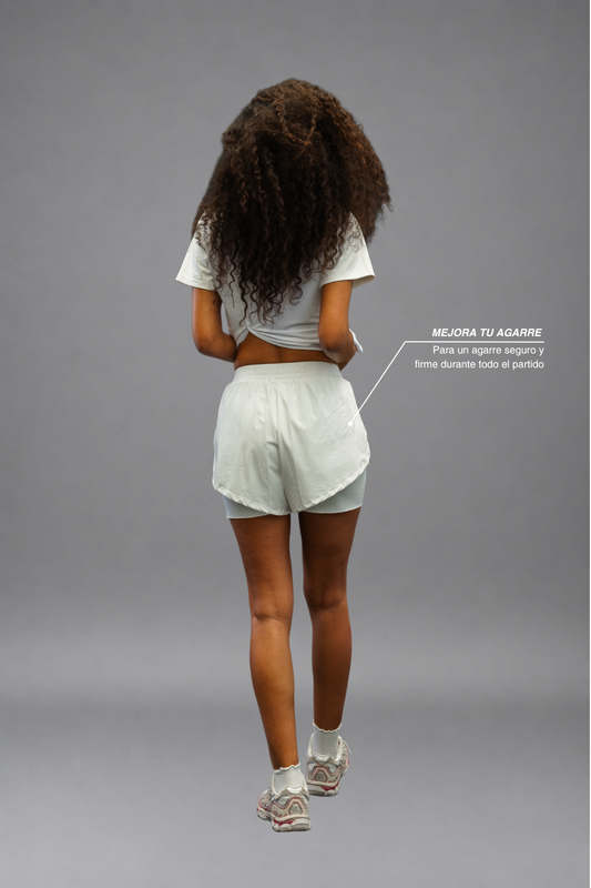 Short Dryquick Clásico Mujer Blanco