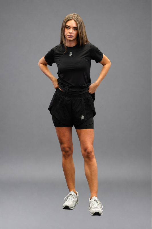 Short Dryquick Clásico Mujer Negro
