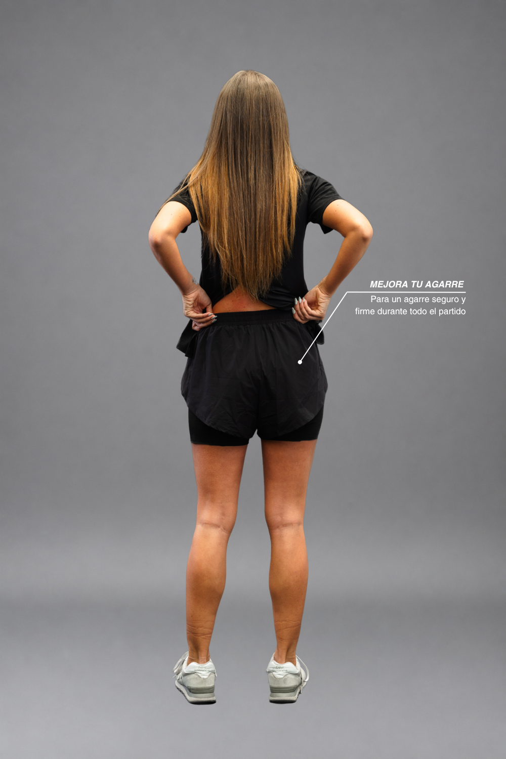 Short Dryquick Clásico Mujer Negro