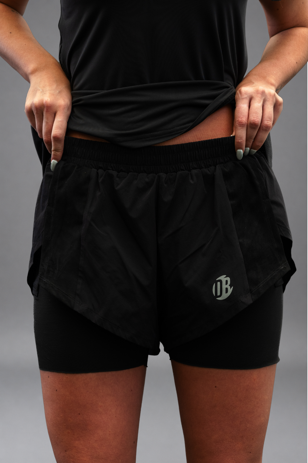 Short Dryquick Clásico Mujer Negro