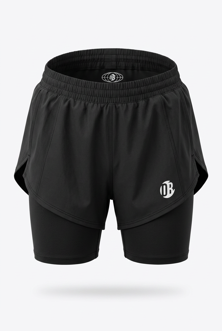 Short Dryquick Clásico Mujer Negro