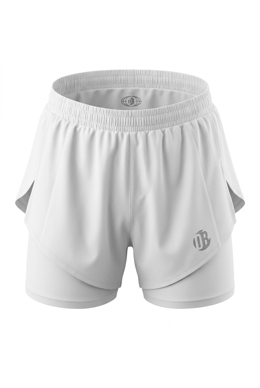 Short Dryquick Clásico Mujer Blanco