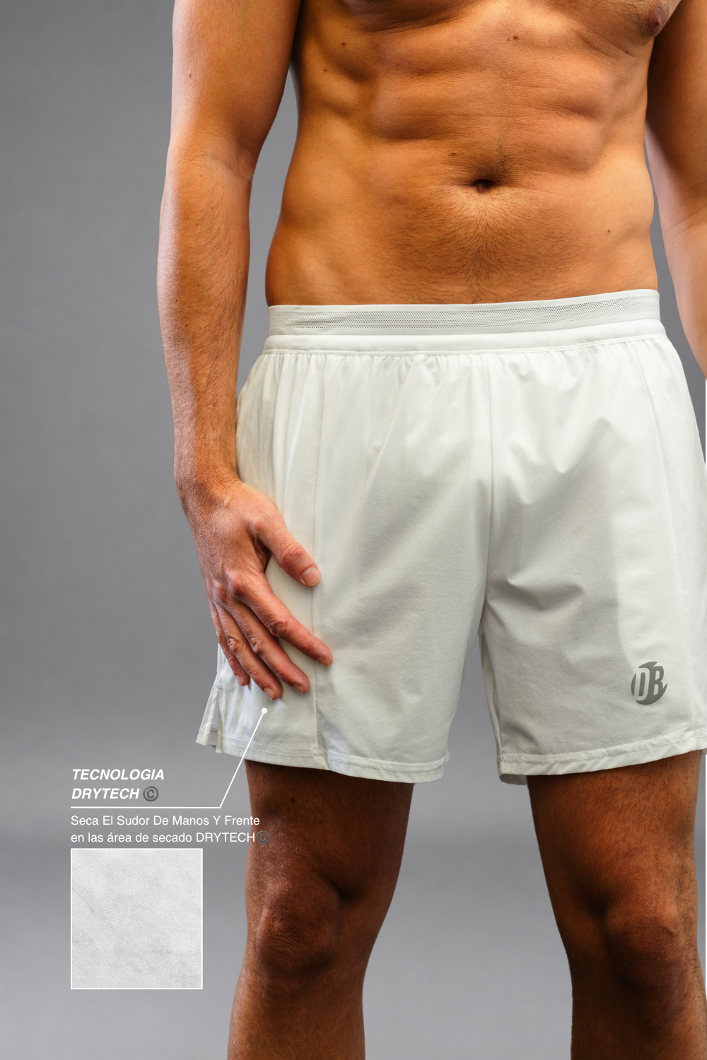 Short Quickdry Clásico Blanco