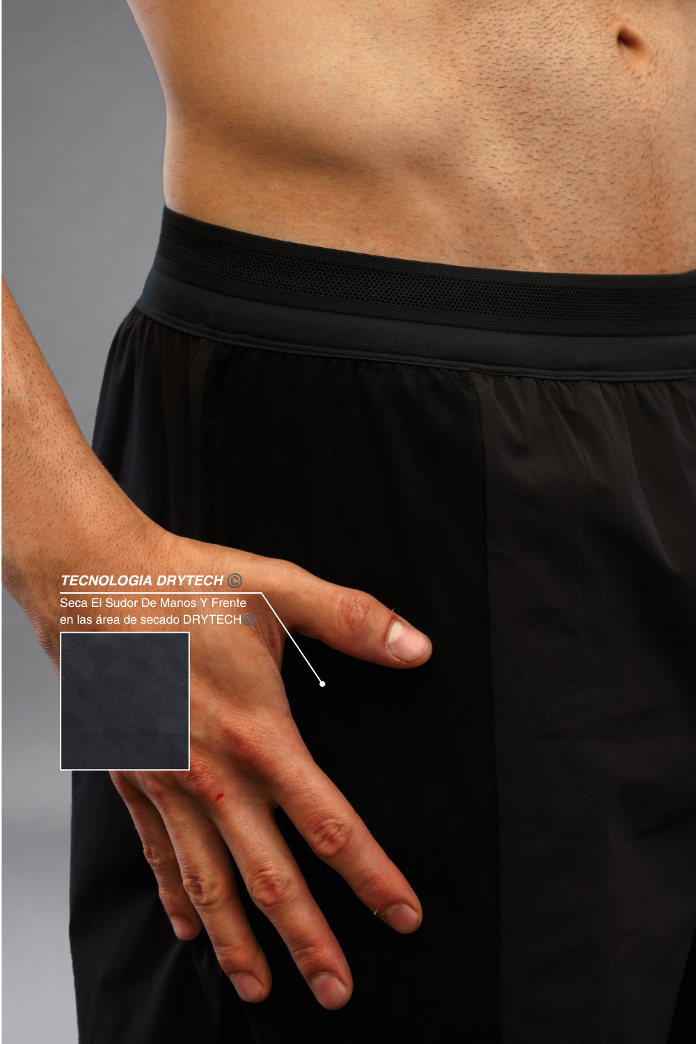 Short Quickdry Clásico Negro