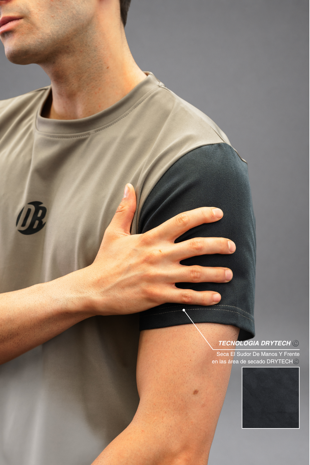 Remera Dryplay Advance Coffee