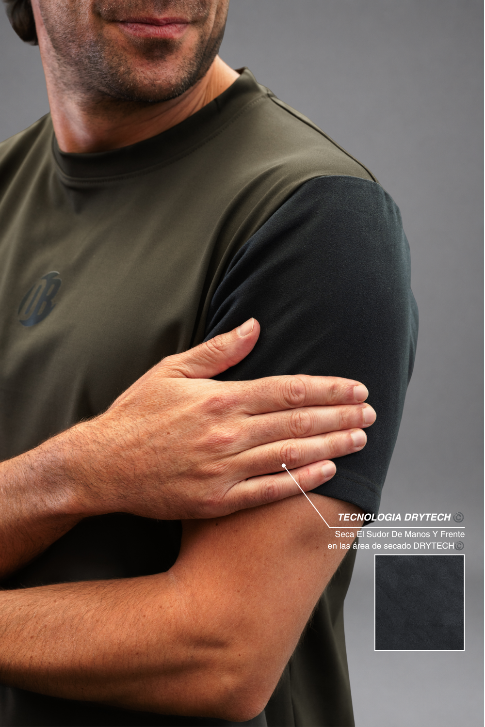 Remera Dryplay Advance Olive