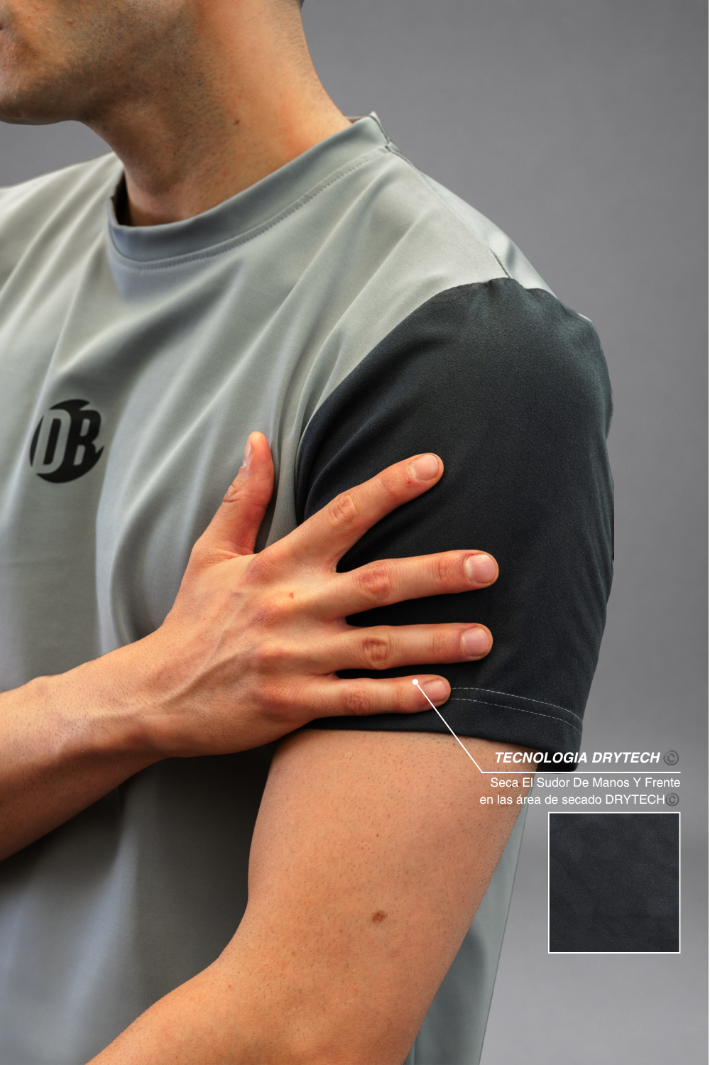 Remera Dryplay Advance Stone